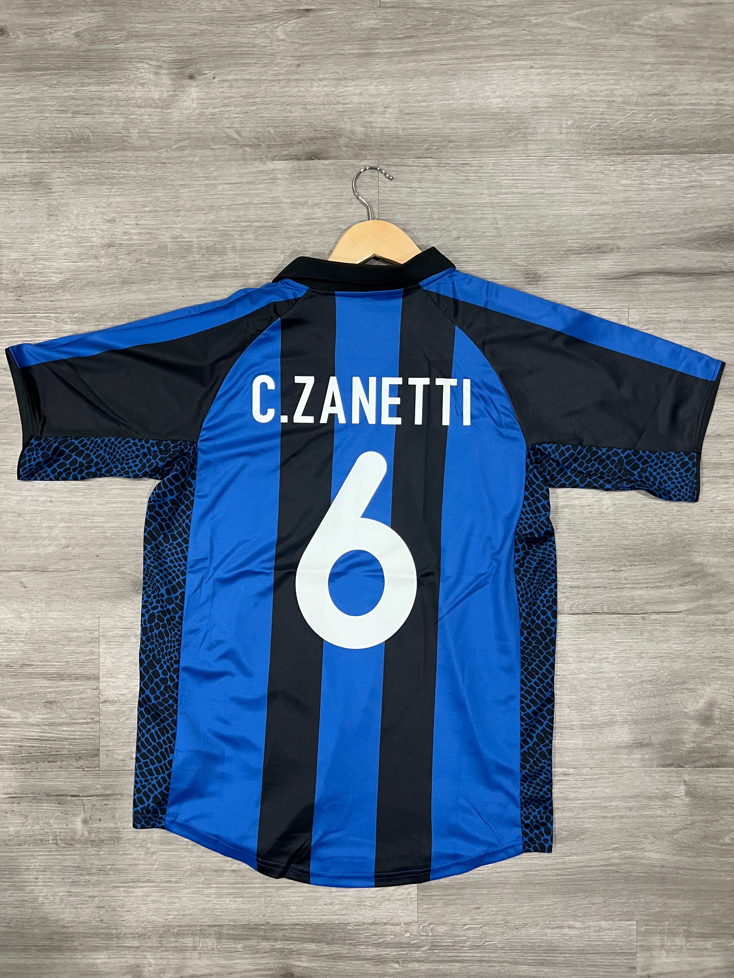 Inter Milan 01/02 Home - C. Zanetti #6