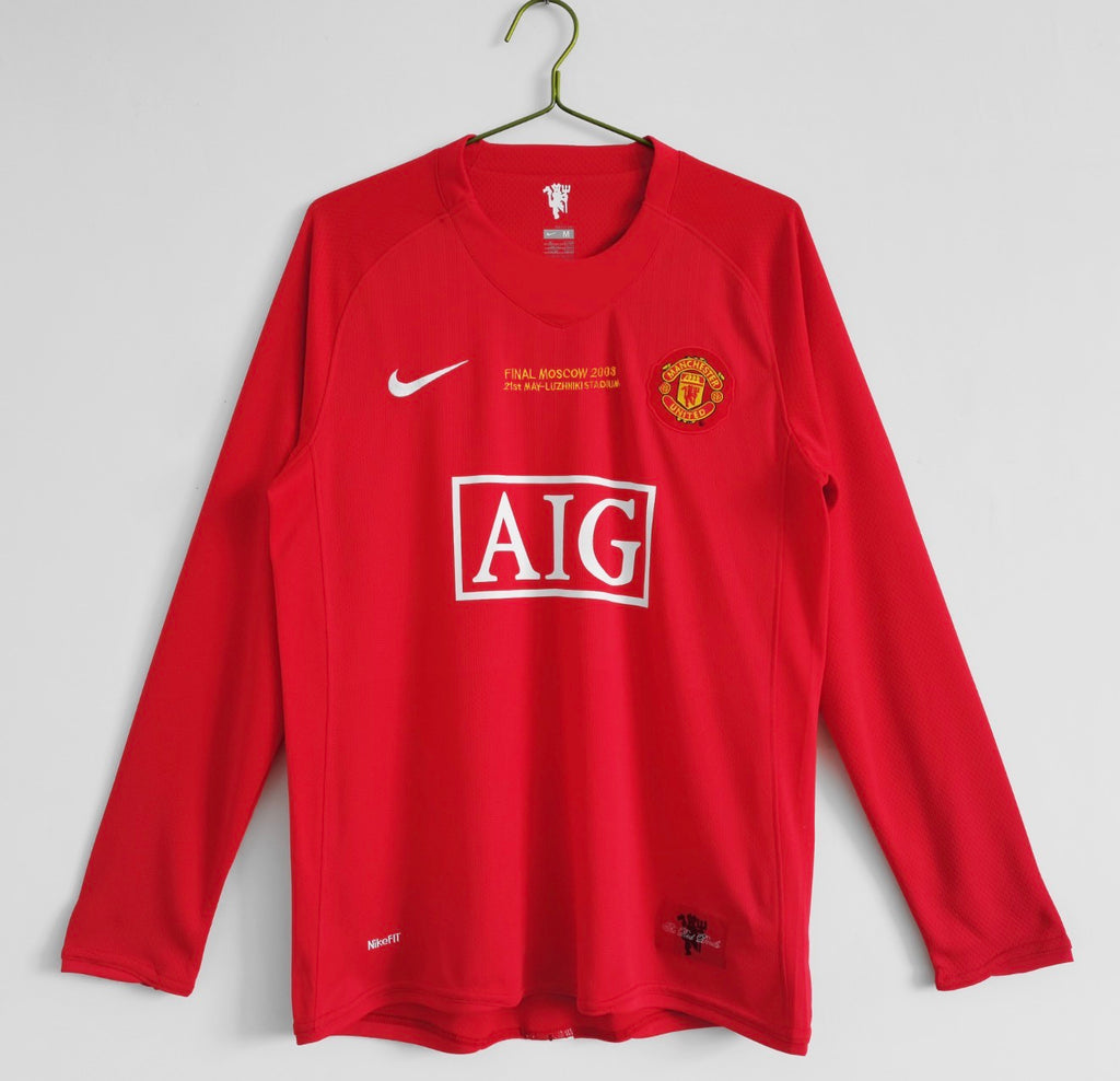Manchester United 07/08 Long-Sleeve Home (Ronaldo #7)
