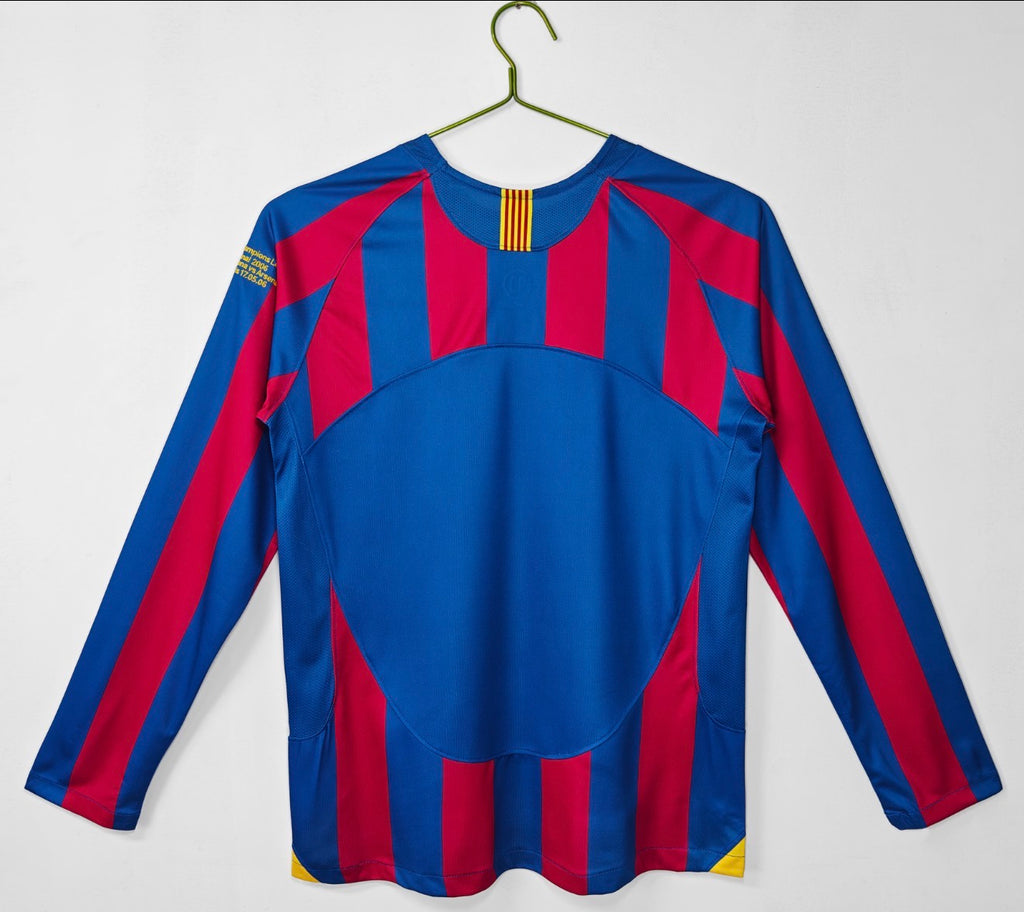 Fc Barcelona 05/06 home long sleeve (Ronaldinho #10)