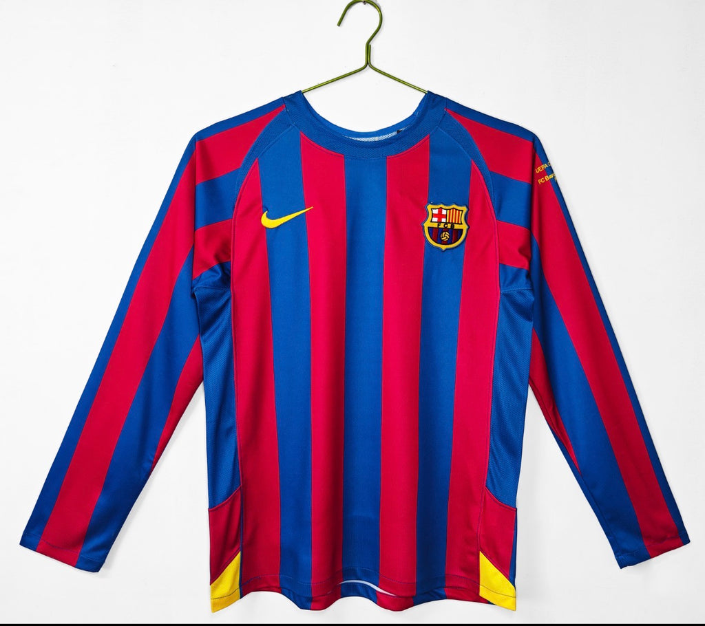 Fc Barcelona 05/06 home long sleeve (Ronaldinho #10)